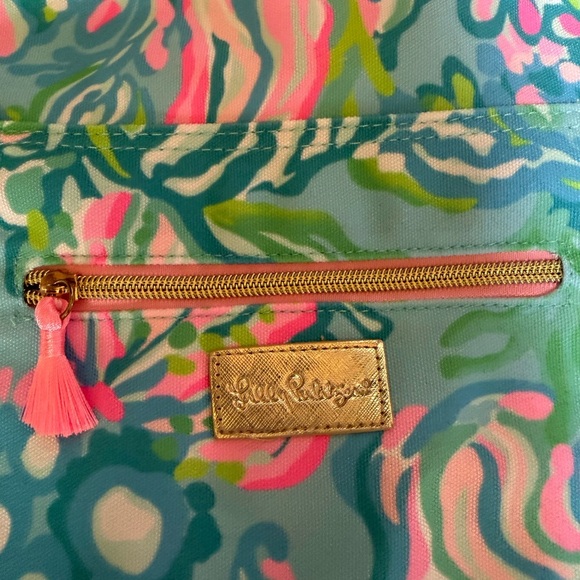 Lilly Pulitzer Drawstring Backpack EUC - Picture 3 of 4